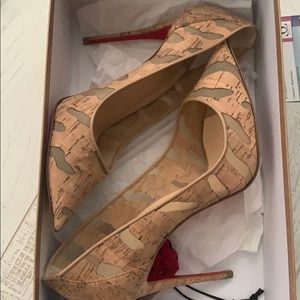 Christian louboutin pigalle follies cork size 39